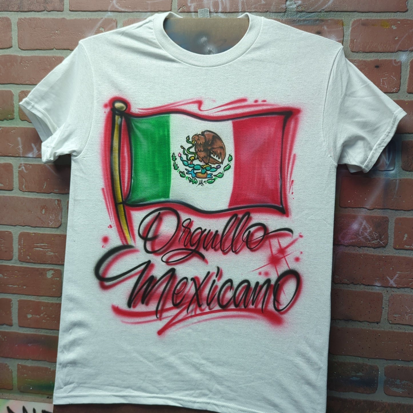 patriotic flag design personalized custom airbrush apparel design