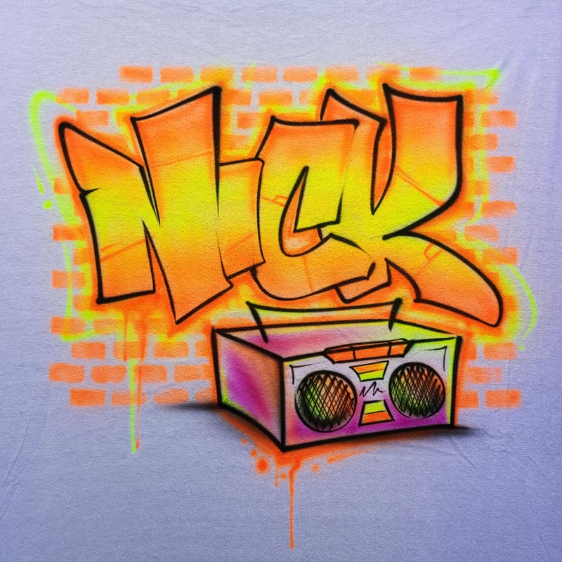 GLOW | Boombox Graffiti Design