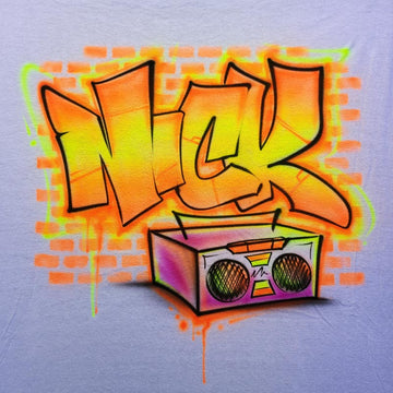 GLOW | Boombox Graffiti Design