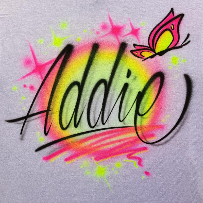GLOW | Script Butterfly Design