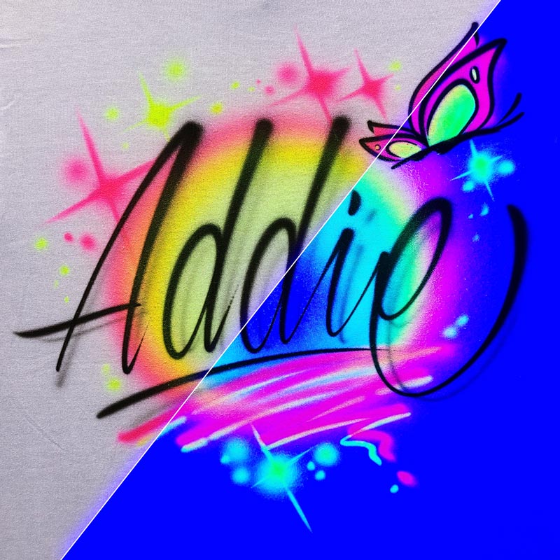 GLOW | Script Butterfly Design