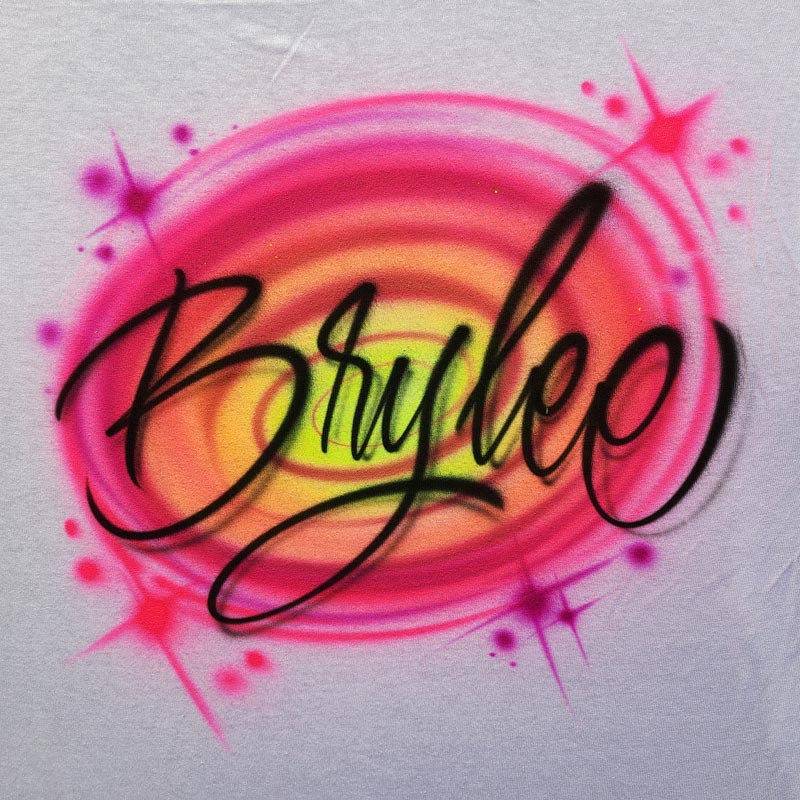 GLOW | Swirl Script Name