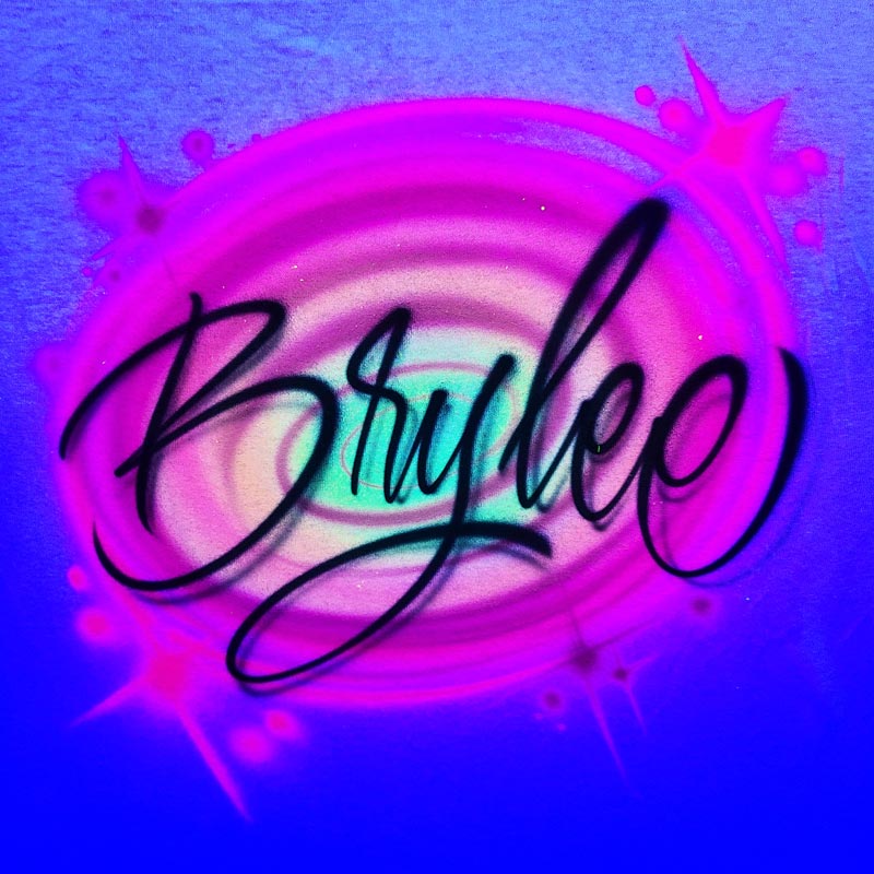 GLOW | Swirl Script Name