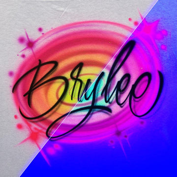 GLOW | Swirl Script Name