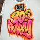 80's Baby Mixtape Customizable Airbrush T shirt Design from Airbrush Customs x Dale The Airbrush Guy
