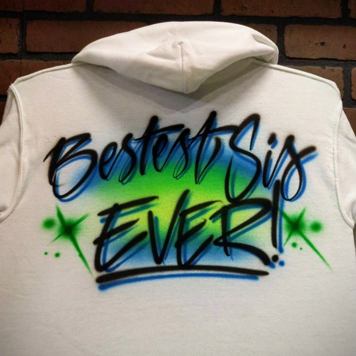 Best Sis Ever Customizable Airbrush T shirt Design from Airbrush Customs x Dale The Airbrush Guy