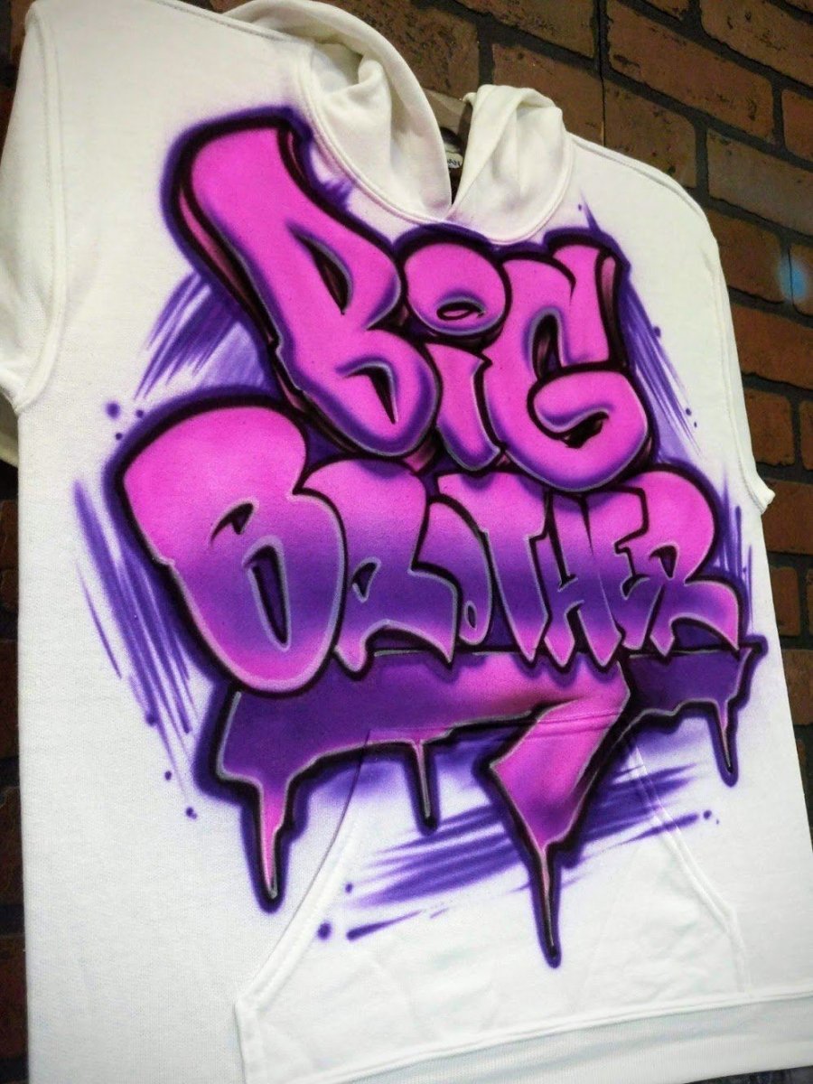 big brother design custom personalized airbrush apparel design