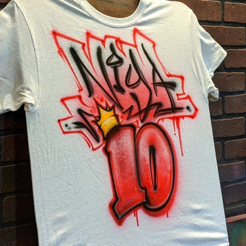birthday crown design custom personalized airbrush apparel design