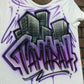 City Skyline Graffiti Customizable Airbrush T shirt Design from Airbrush Customs x Dale The Airbrush Guy