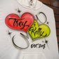 Couples Hearts Customizable Airbrush T shirt Design from Airbrush Customs x Dale The Airbrush Guy