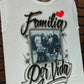 Family ❤️ Photo Design Customizable Airbrush T shirt Design from Airbrush Customs x Dale The Airbrush Guy