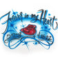 Forever in My Heart Rose Customizable Airbrush T shirt Design from Airbrush Customs x Dale The Airbrush Guy