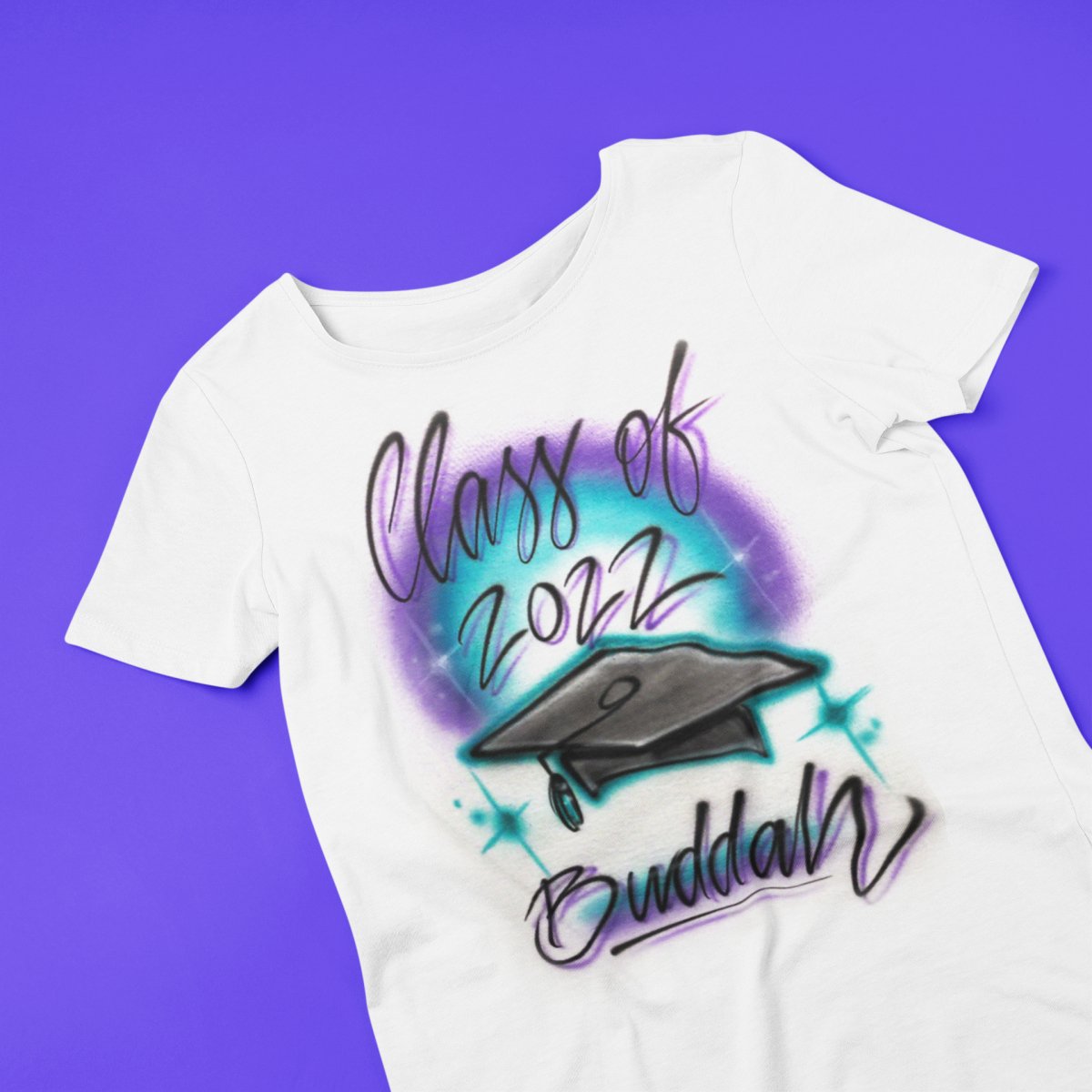 Graduation Class Design Customizable Airbrush T shirt Design from Airbrush Customs x Dale The Airbrush Guy