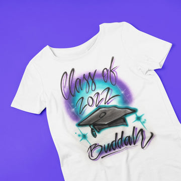 Graduation Class Design Customizable Airbrush T shirt Design from Airbrush Customs x Dale The Airbrush Guy