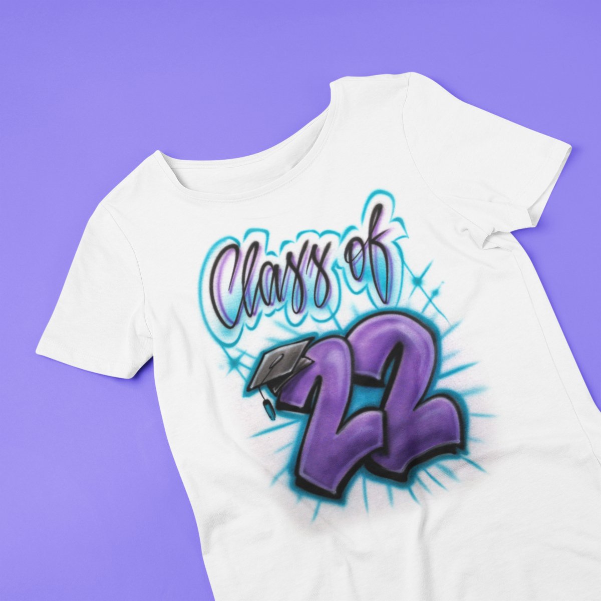 Graduation Class Design Customizable Airbrush T shirt Design from Airbrush Customs x Dale The Airbrush Guy