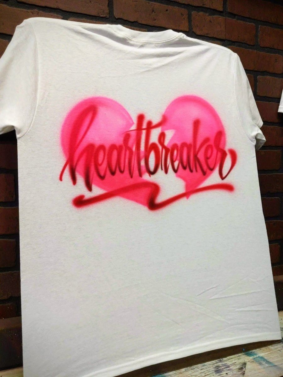heartbreaker replica design custom personalized airbrush apparel design