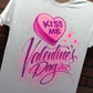 Kiss me Valentine Customizable Airbrush T shirt Design from Airbrush Customs x Dale The Airbrush Guy