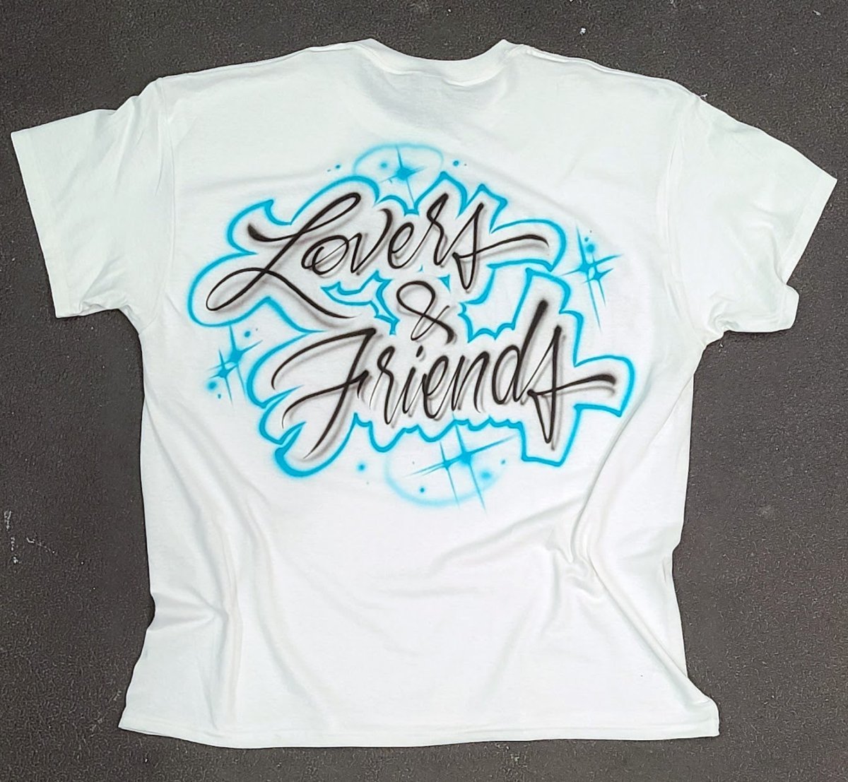 lovers & friends design custom personalized airbrush apparel design