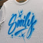 Monochrome Script Name Customizable Airbrush T shirt Design from Airbrush Customs x Dale The Airbrush Guy