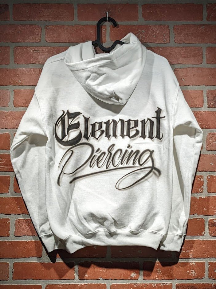 old english / script lettering personalized custom airbrush apparel design