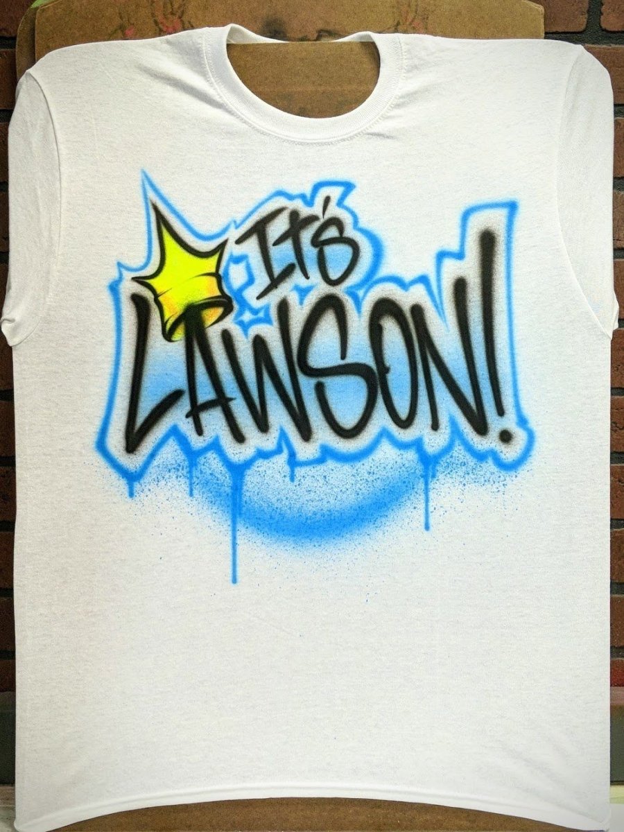 print crown name personalized custom airbrush apparel design