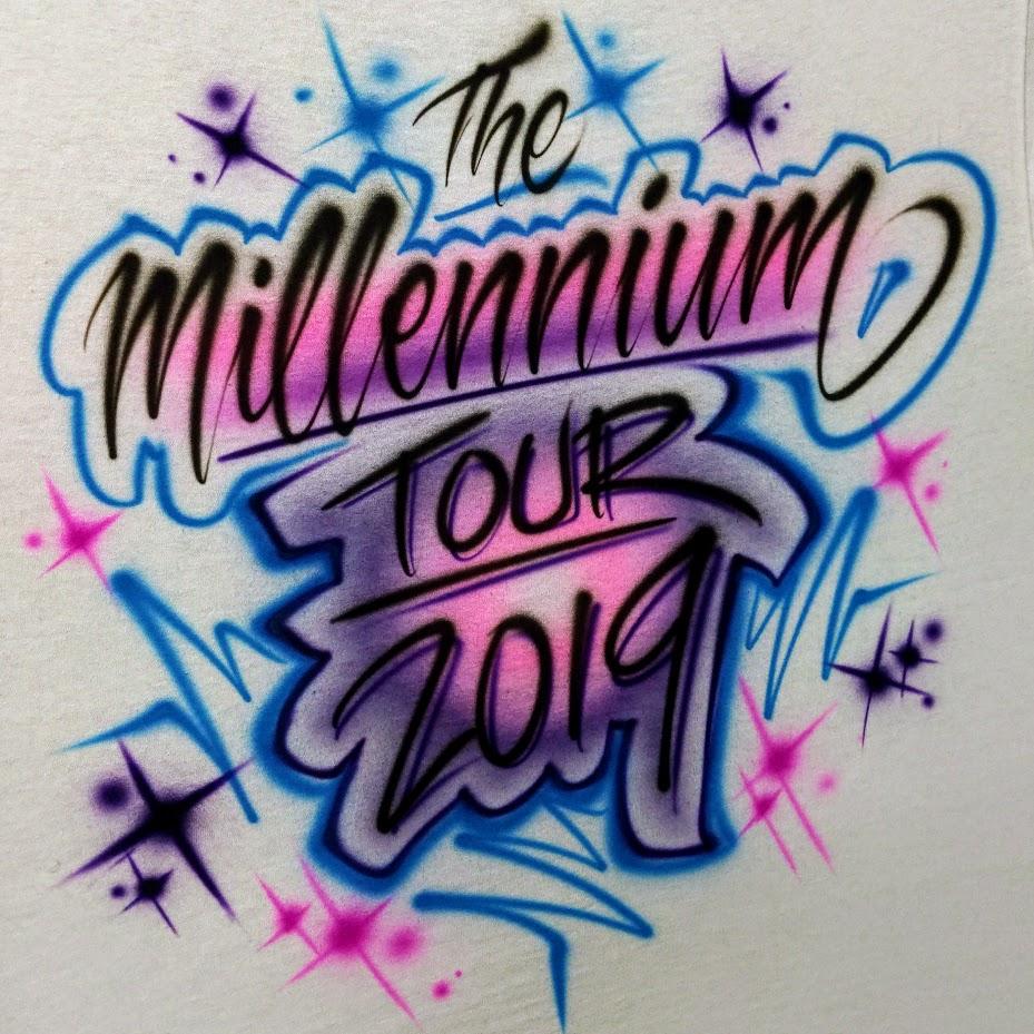 Script Lettering Customizable Airbrush T shirt Design from Airbrush Customs x Dale The Airbrush Guy