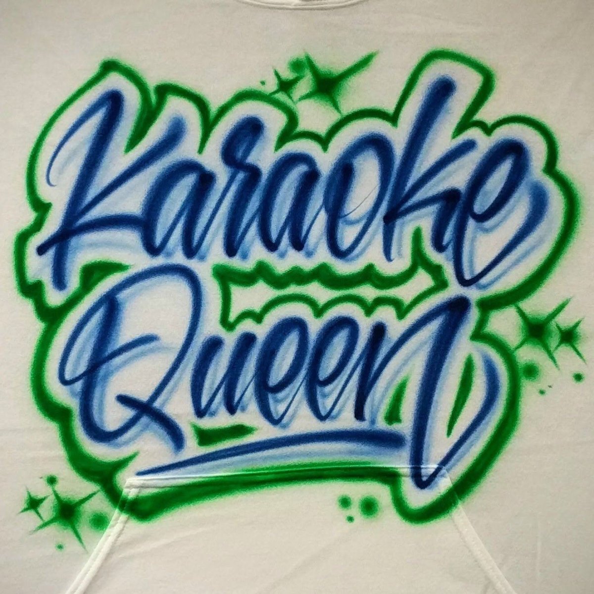 Script Lettering Customizable Airbrush T shirt Design from Airbrush Customs x Dale The Airbrush Guy