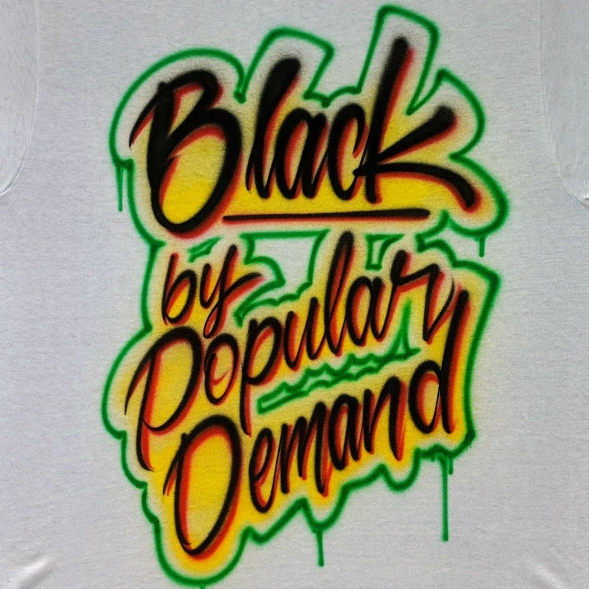 Script Lettering Customizable Airbrush T shirt Design from Airbrush Customs x Dale The Airbrush Guy