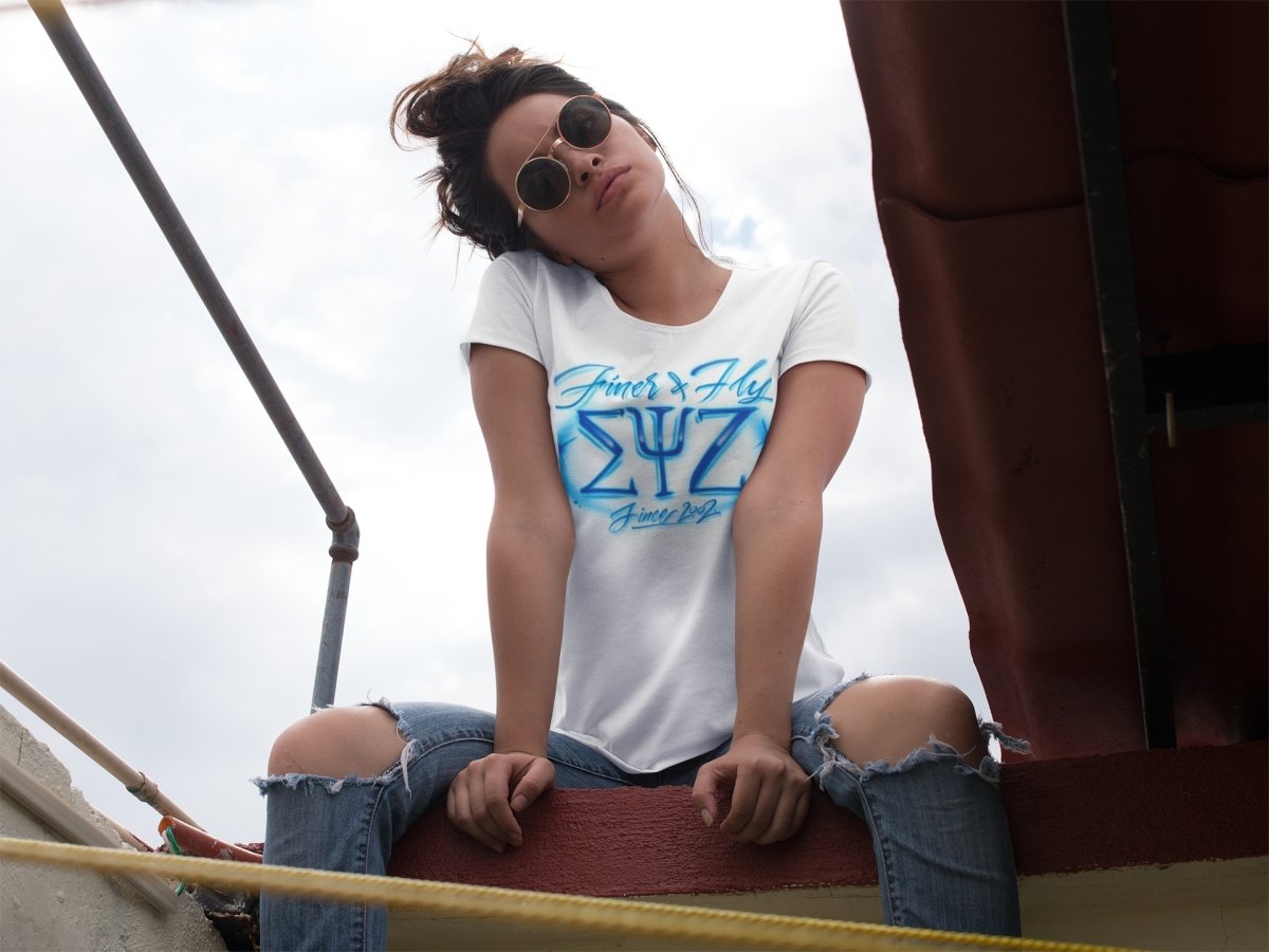 sorority design personalized custom airbrush apparel design