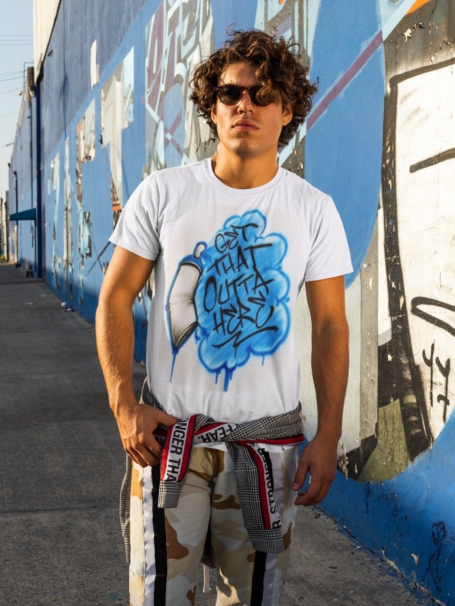 spray can design personalized custom airbrush apparel design