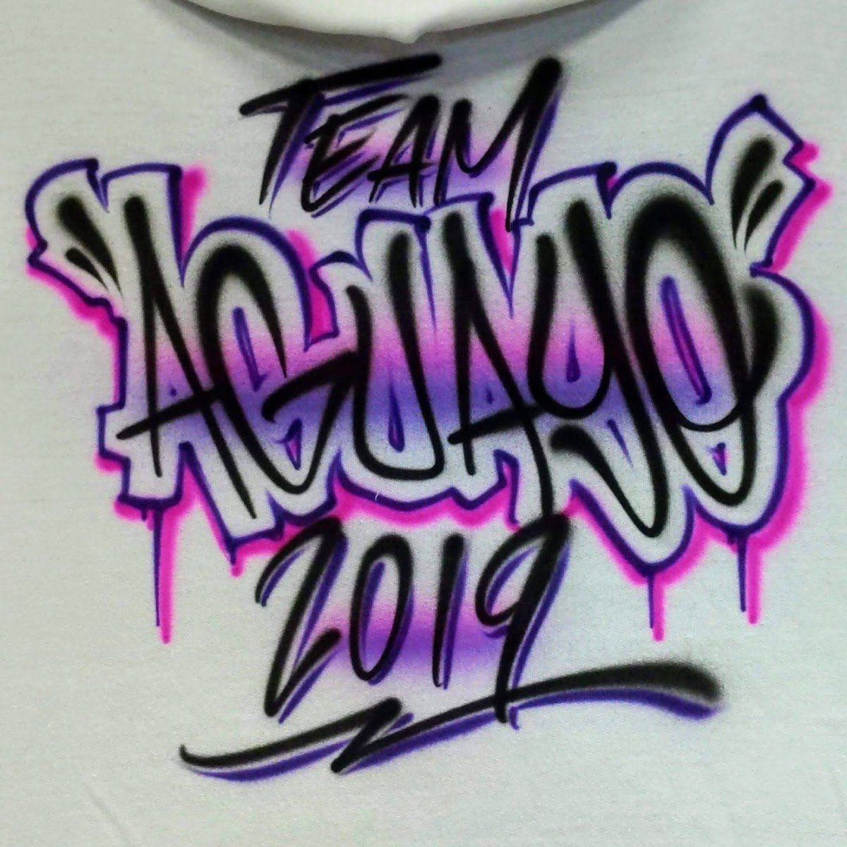 Urban Name Customizable Airbrush T shirt Design from Airbrush Customs x Dale The Airbrush Guy