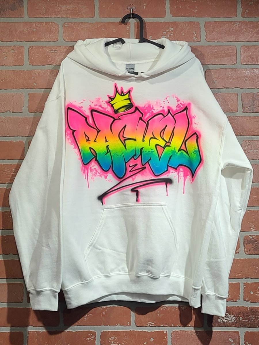 UV GLOW Graffiti Customizable Airbrush T shirt Design from Airbrush Customs x Dale The Airbrush Guy