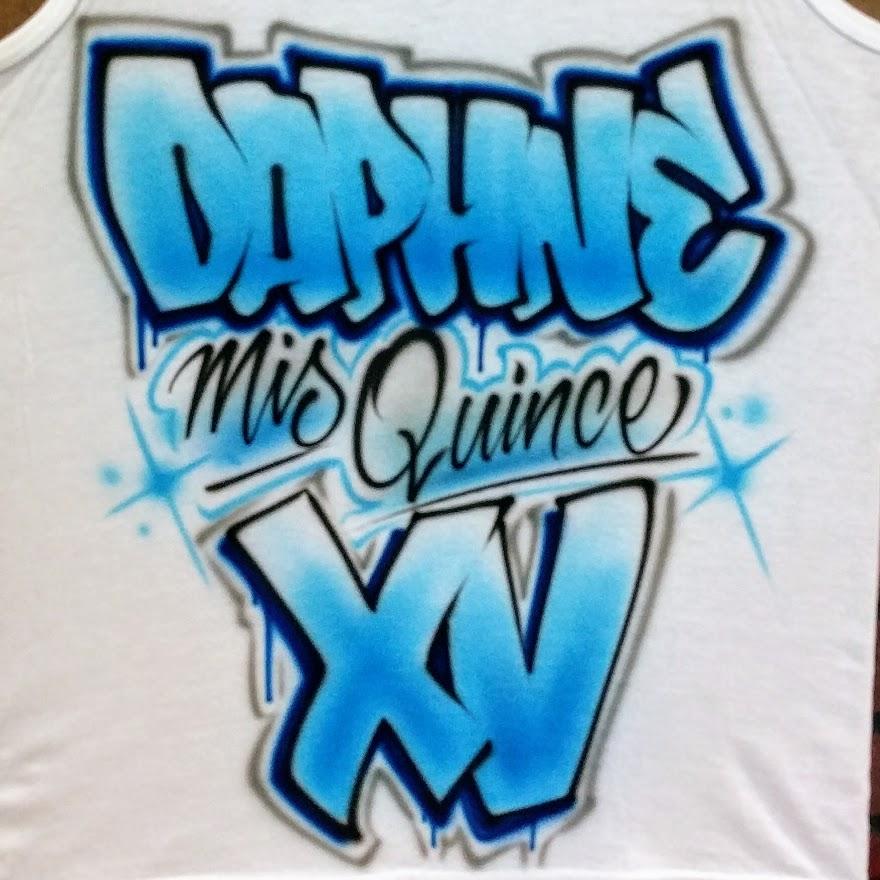 xv quince design personalized custom airbrush apparel design