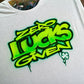 Zero Lucks Given Customizable Airbrush T shirt Design from Airbrush Customs x Dale The Airbrush Guy