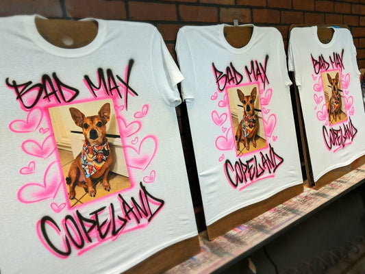 Custom Wiener Dog Airbrush Shirts! - Airbrush Customs