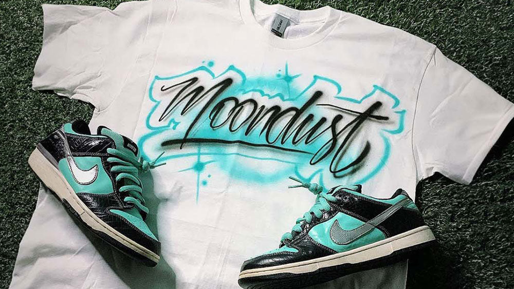Airbrush Name Shirts + Apparel