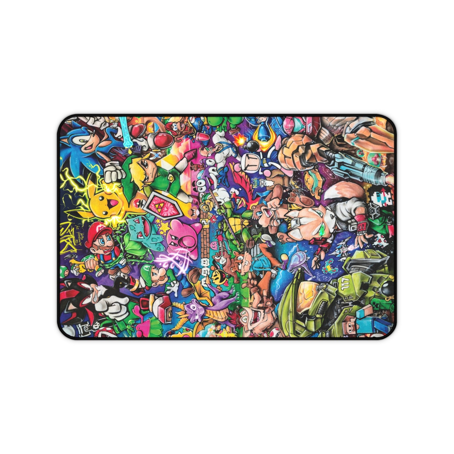 Retro Gaming Legends Desk Mat / Mouse Pad