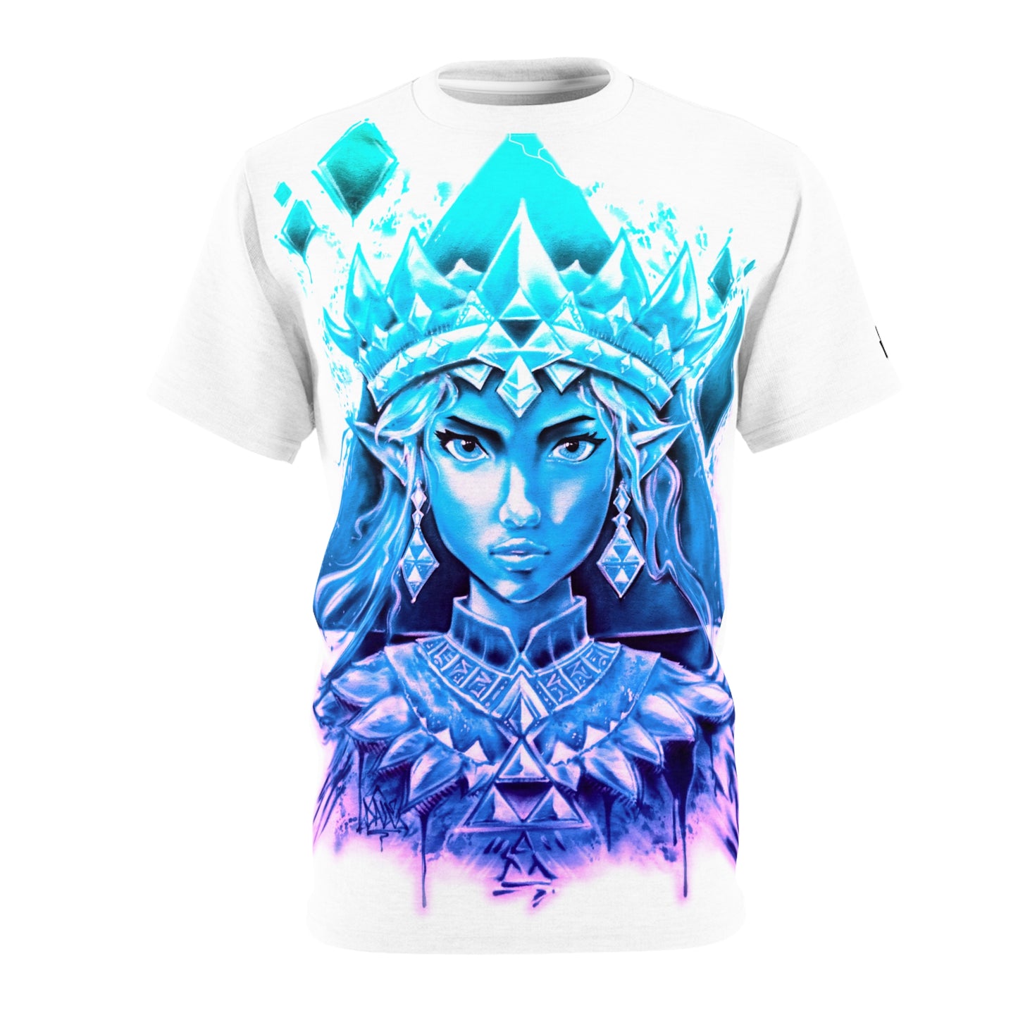 Geometric Princess All-Over Print T-Shirt