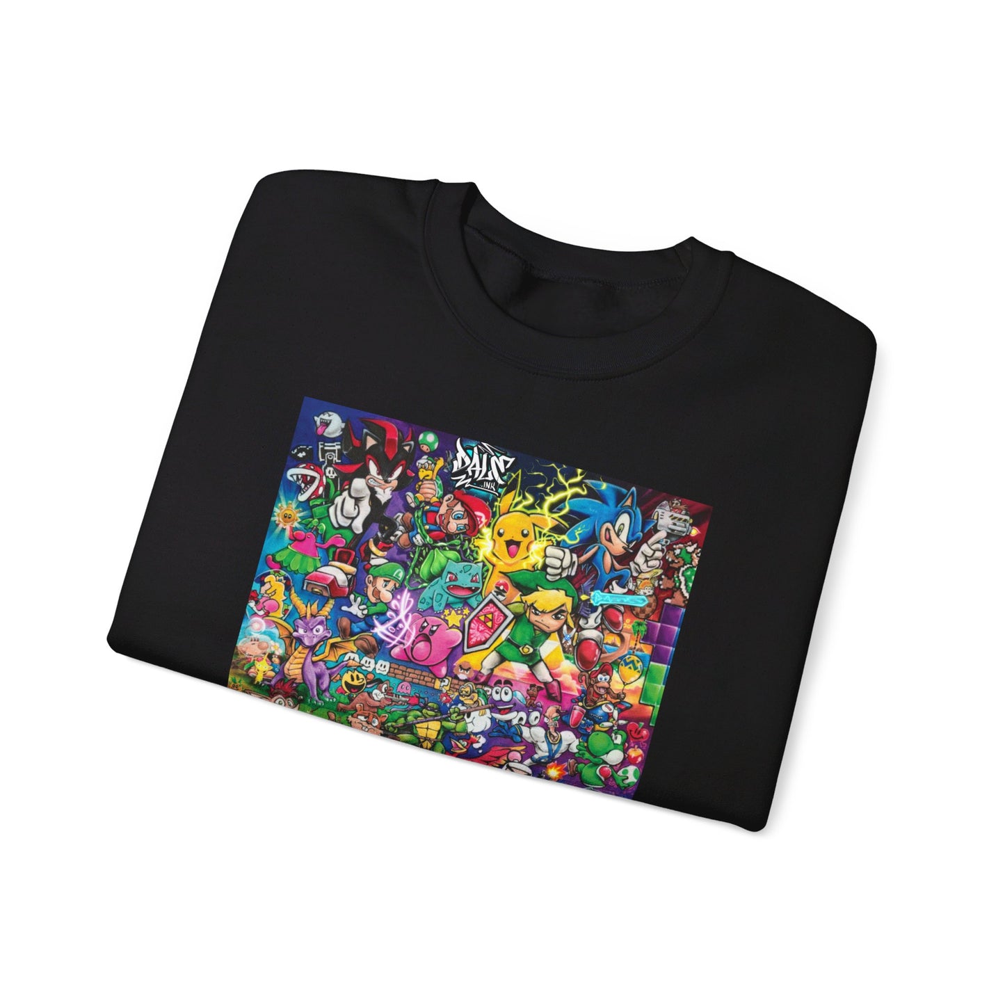 Retro Gaming Legends Unisex Heavy Blend Crewneck Sweatshirt