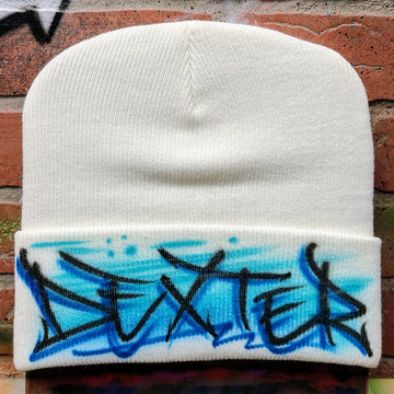 urban name hat personalized custom airbrush apparel design