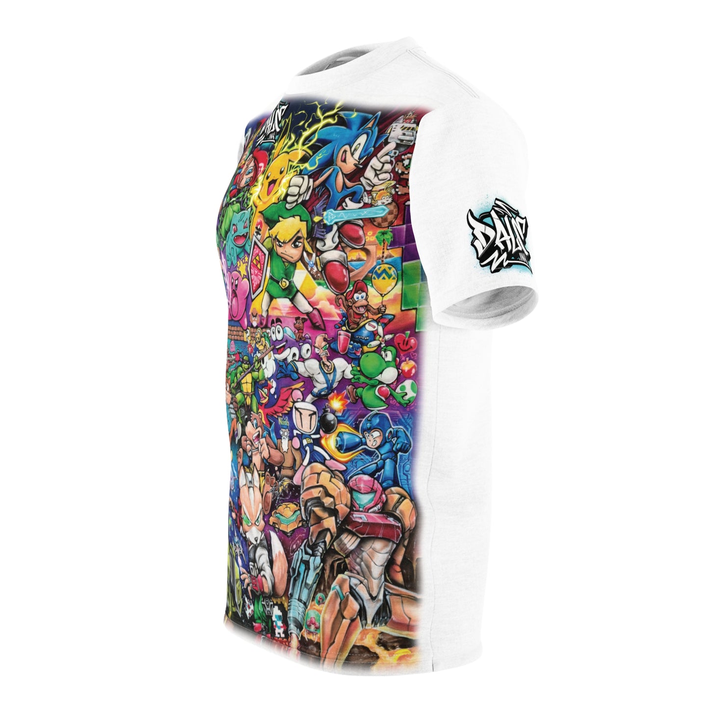 Retro Gaming Legends All-Over Print T-Shirt