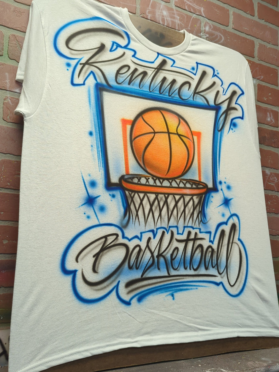 Custom Sports Graphic Shirts | Graffiti Basketball T-Shirts – Airbrush ...