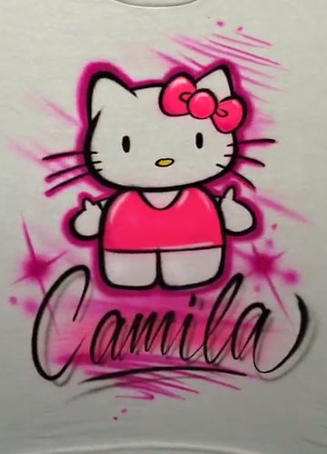 character shirt custom personalized airbrush apparel design