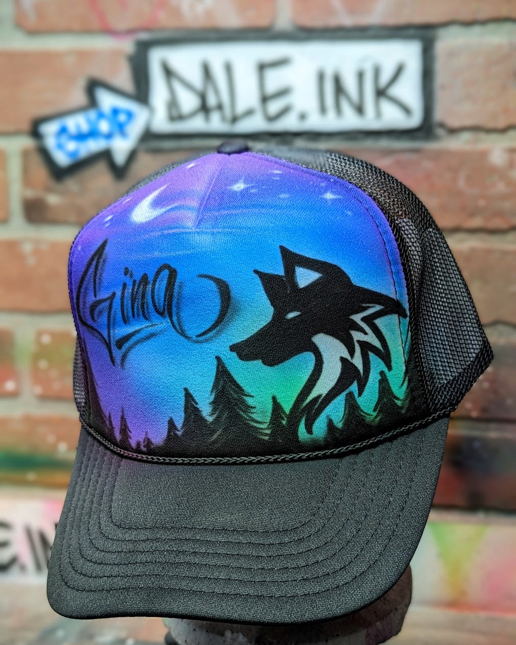 Personalized Wolf hat