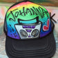 Boombox Hat Design