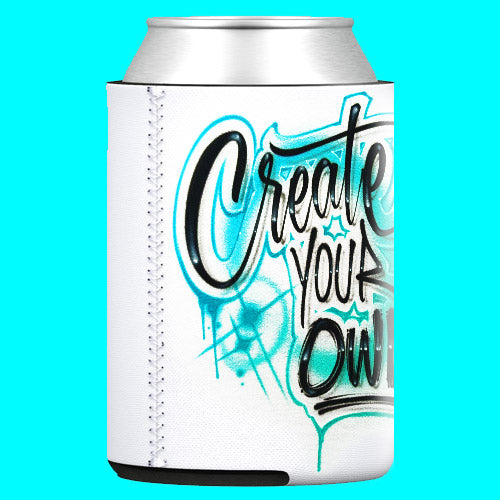 Create Your Own Airbrush Can Koozie | Personalized Drink Holder ...