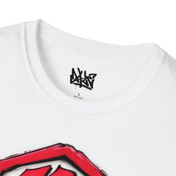 AC Milan Graffiti Style Shirt Customizable Airbrush T shirt Design from Airbrush Customs x Dale The Airbrush Guy