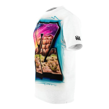 AZ Arizona Desert T Shirt Customizable Airbrush T shirt Design from Airbrush Customs x Dale The Airbrush Guy