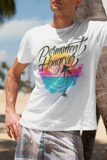 beach sunset ocean view custom airbrush clothing