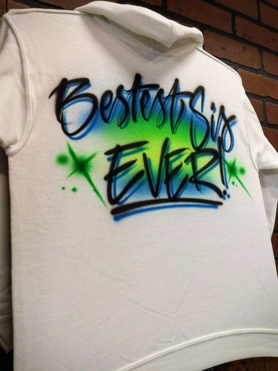Best Sis Ever Customizable Airbrush T shirt Design from Airbrush Customs x Dale The Airbrush Guy